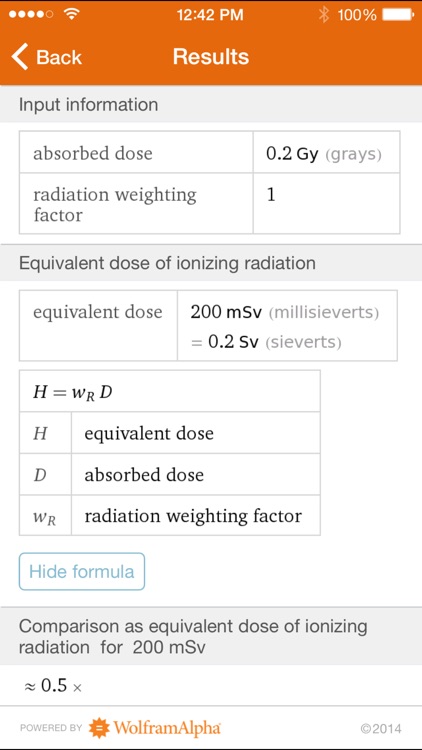 Wolfram Radiation Protection Reference App screenshot-3