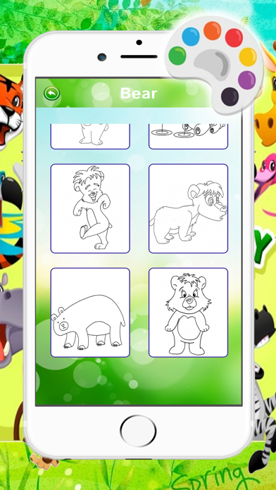 How to cancel & delete Funny Animal Coloring Paint Game For Kids from iphone & ipad 4