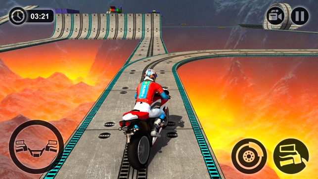 Motorbike Driving Simulator - impossible Tracks 3D(圖3)-速報App