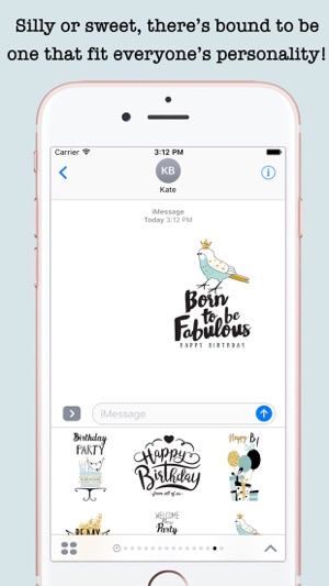 Happy Birthday Card Wishes For iMessage(圖5)-速報App