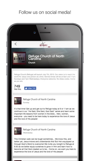 Refuge Church of NC(圖3)-速報App