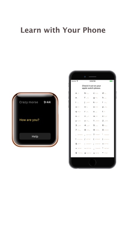 Crazy Morse Code - quick typing for apple watch screenshot-4