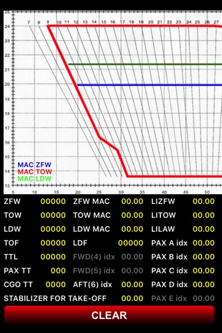 CRJ Weight and balance screenshot 3