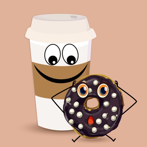 CoffeeMoji - Coffee, Donuts and Cupcakes icon