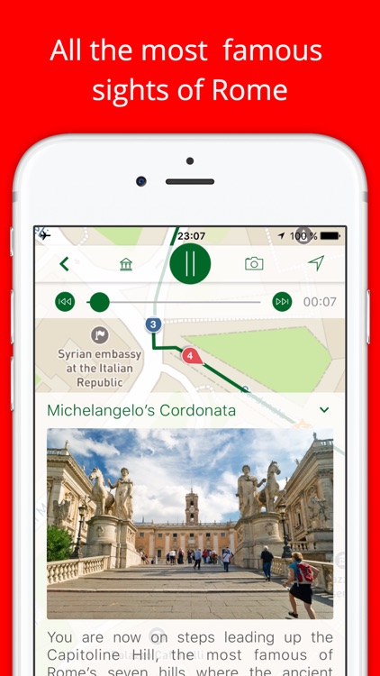 My Rome - Tourist audio-guide & offline map. Italy