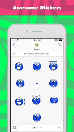 Mr. Bump: The Round Ball贴纸，设计：Sonam(圖1)-速報App