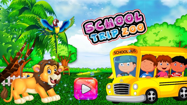 Kids School Trip Zoo