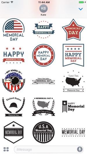 Happy Memorial Day Sticker Pack(圖5)-速報App