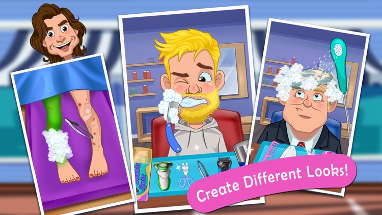 Kids Celebrity Hair Shave - Salon Games