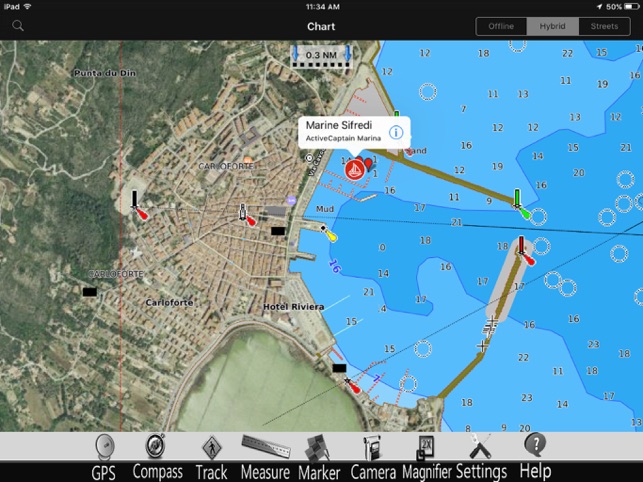 Sardinia Nautical Charts Pro(圖3)-速報App