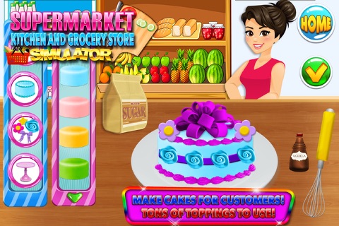 Supermarket Kitchen: Grocery Store & Cooking Games screenshot 2