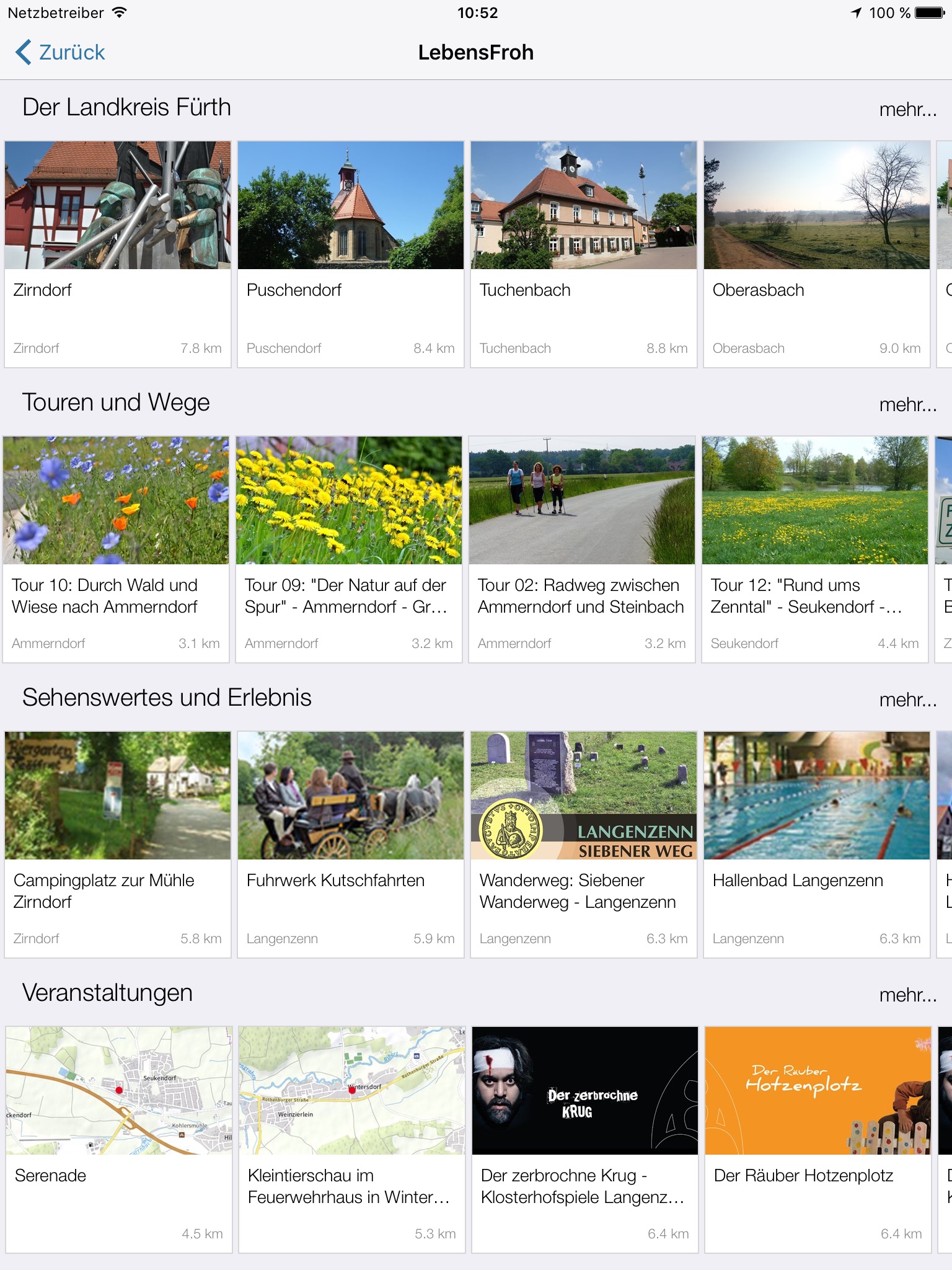 Landkreis Fürth Erlebnis-App screenshot 2