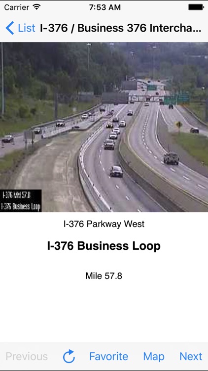 Pittsburgh Traffic Cam +Map