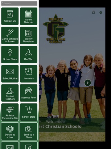 Gilbert Christian Schools. screenshot 2