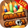 Learning & Painting Pirates on Coloring Book