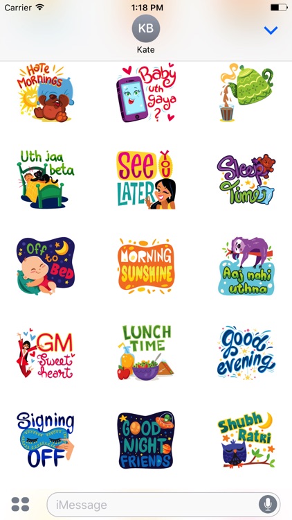 Daily Greeting Stickers