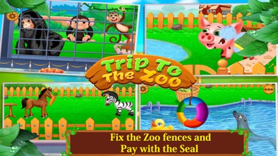 Kids Trip To The Zoo - Crazy Jungle Safari screenshot 3