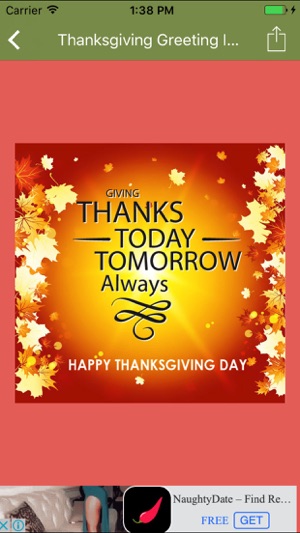 Thanksgiving Greeting Images and Messages(圖2)-速報App