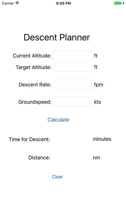 Descent Planner