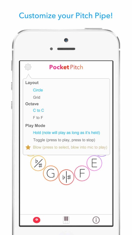 Pocket Pitch - Pitch Pipe & Piano for Singers