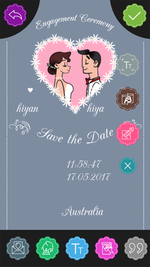 Custom Engagement Invitation Card Maker(圖1)-速報App