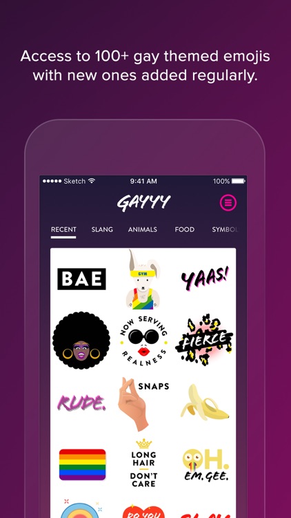 Gayyy - The Gay Emoji App