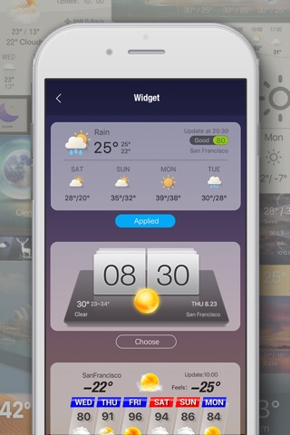 Amber Weather-Fancy Weather Widgets Forecast AQI screenshot 2