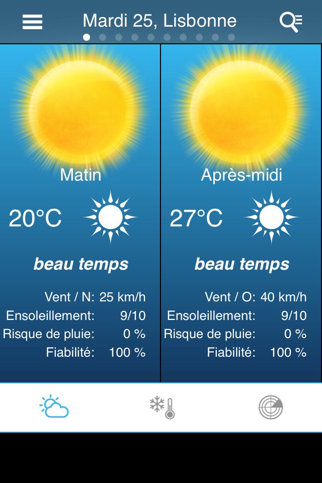 Weather for Portugal screenshot 2