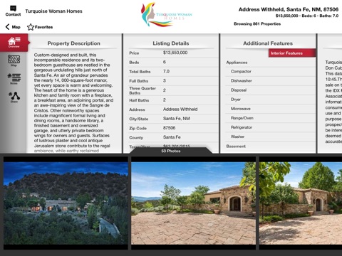 Santa Fe Homes For Sale for iPad screenshot 4