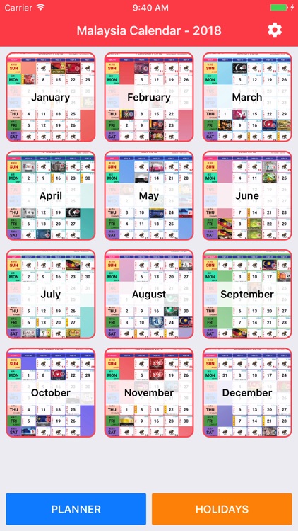Malaysia Calendar by Chew Weng Chuen
