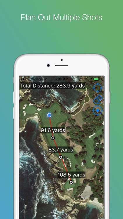 Golf GPS Range Finder Simple
