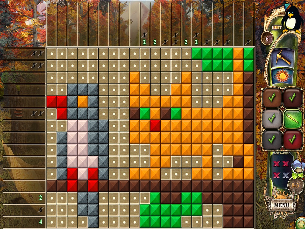 Fantasy Mosaics 23: Magic Forest screenshot 3