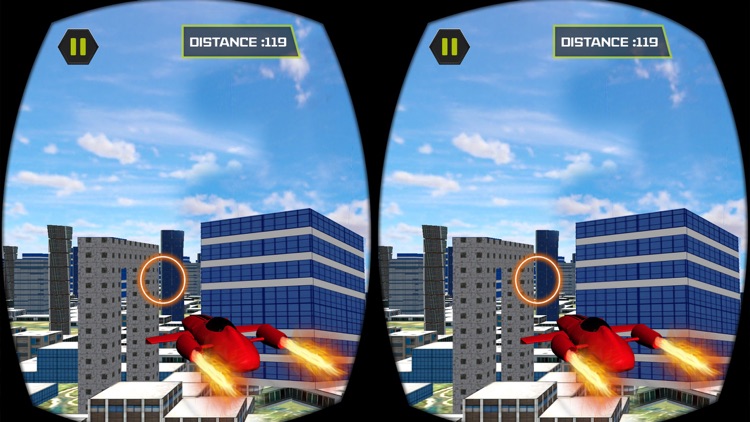 VR Futuristic Flying Car Racing screenshot-3