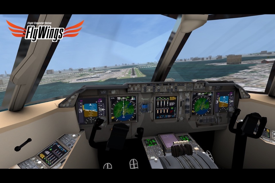 Flight Simulator FlyWings 2014 HD screenshot 2