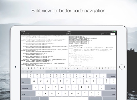Println : text & source code editor screenshot 3