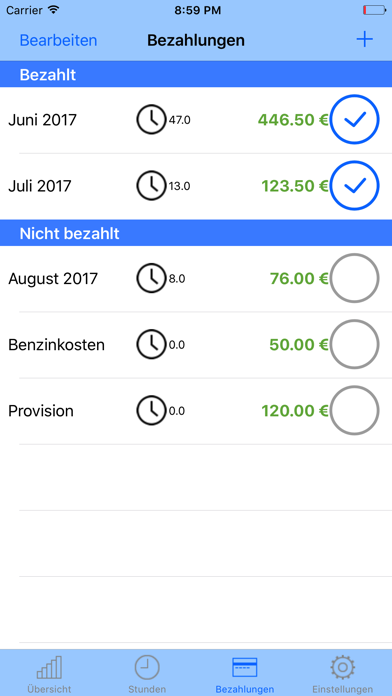 How to cancel & delete Mini Jobber: Stundenerfassung from iphone & ipad 3