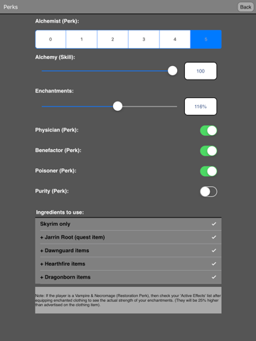 Alchemy for Skyrim ® - náhled