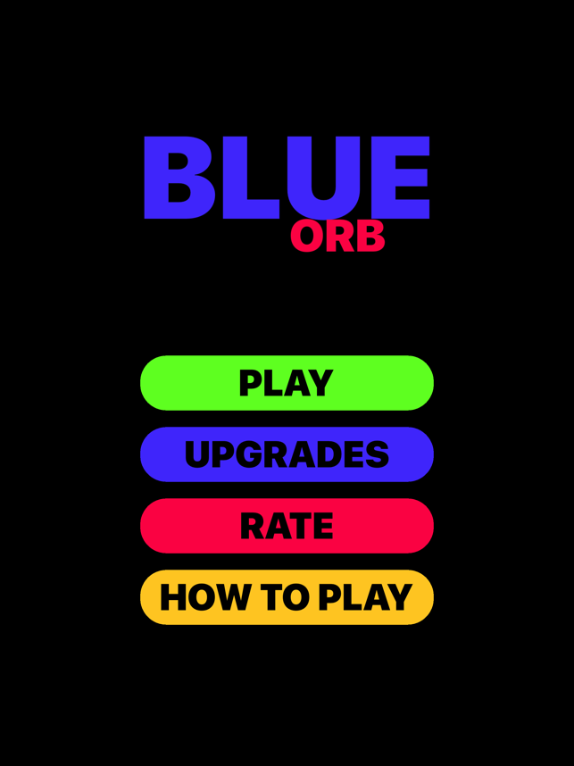 Blue Orb, game for IOS