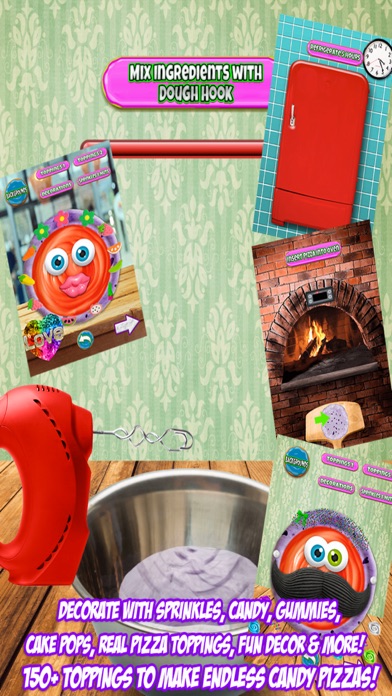 CANDY DESSERT PIZZA MAKER - COOKING CHEF FOOD GAME 1.1 IOS