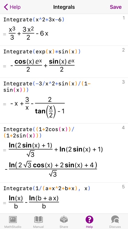 MathStudio - Symbolic graphing calculator