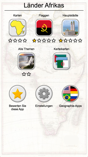 Lander Afrikas Flaggen Und Die Karte Von Afrika Im App Store