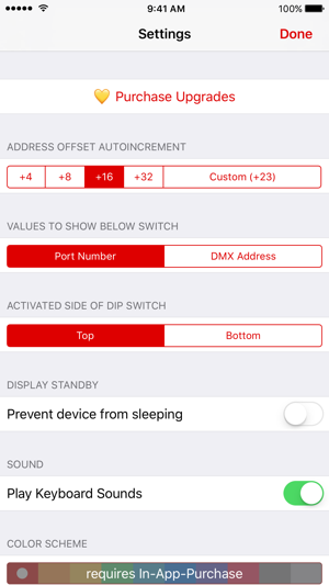 Binary Dip Switch Address Chart