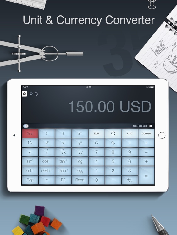 Calculator Pro for iPad - Calculator & Converter screenshot-4
