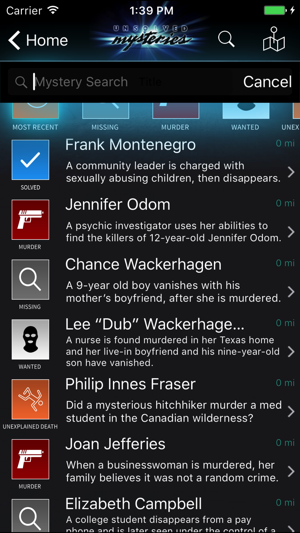 Unsolved Mysteries Mobile App(圖2)-速報App