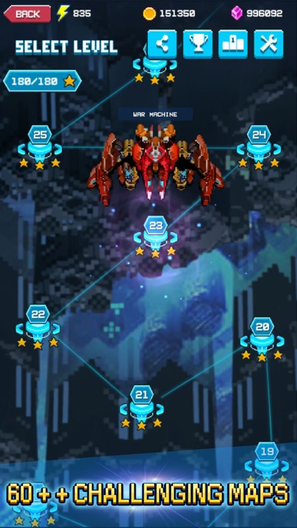 Pixel Shooter: Sky Force War - Spacecraft Attack