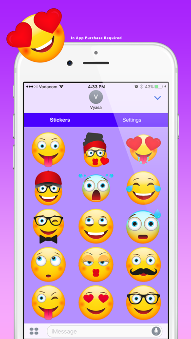 Modern Emoji Stickers for Texting screenshot 2