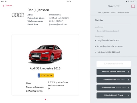 MSA Audi Autoline screenshot 2