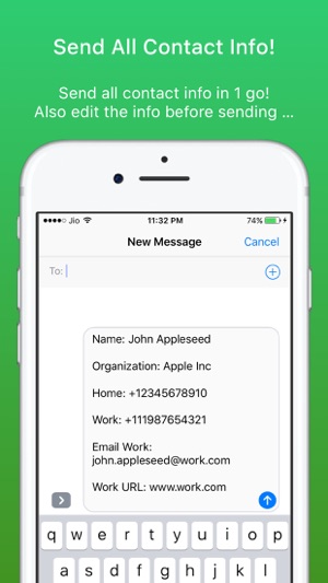 Contacts Via SMS: Send Contacts by SMS(圖2)-速報App