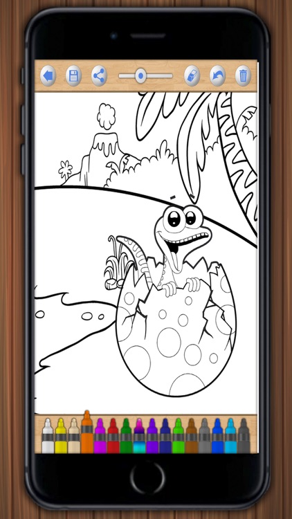 Dinosaurs to paint – magical coloring book - PRO screenshot-4