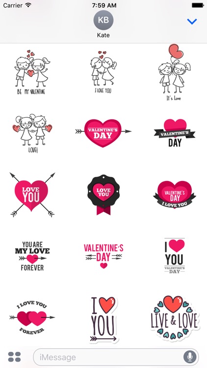Valentine's Day & Love Stickers